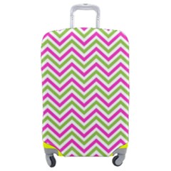 Mave,chevron,white,navi,purple Luggage Cover (medium) by nateshop