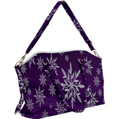 Star Christmas Canvas Crossbody Bag