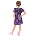 Star Christmas Kids  Short Sleeve Velvet Dress View2