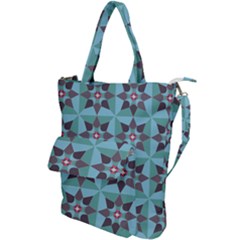 Floral Pattern Floral Motif Shoulder Tote Bag by Wegoenart