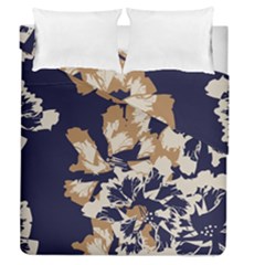 Illustration Abstract Flower Background Pattern Duvet Cover Double Side (queen Size) by Wegoenart