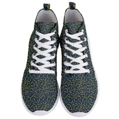 Abstract Pattern Sprinkles Sprinkle Men s Lightweight High Top Sneakers by Wegoenart