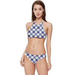 Background Pattern Texture Design Banded Triangle Bikini Set