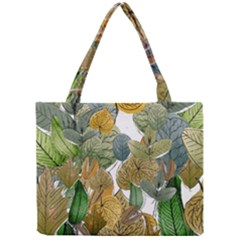 Illustration Sheet Autumn Color Drawing Mini Tote Bag by Wegoenart