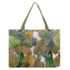 Illustration Sheet Autumn Color Drawing Zipper Medium Tote Bag by Wegoenart