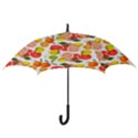 Citrus Fruit Seamless Pattern Hook Handle Umbrellas (Medium) View3