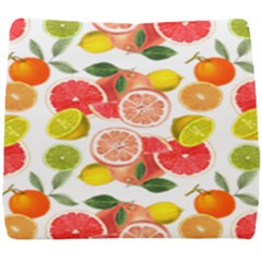 Citrus Fruit Seamless Pattern Seat Cushion by Wegoenart