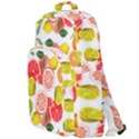 Citrus Fruit Seamless Pattern Double Compartment Backpack View1