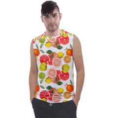 Citrus Fruit Seamless Pattern Men s Regular Tank Top by Wegoenart