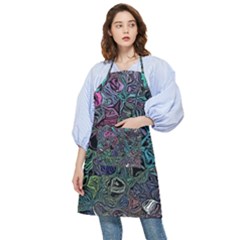 Background Pattern Texture Design Pocket Apron