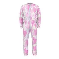 Valentine-background-hearts-bokeh Onepiece Jumpsuit (kids)