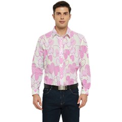 Valentine-background-hearts-bokeh Men s Long Sleeve  Shirt