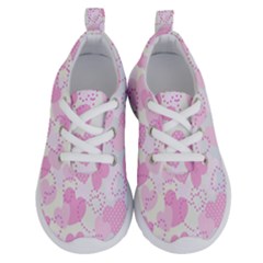 Valentine-background-hearts-bokeh Running Shoes by Zezheshop