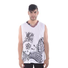 Im Fourth Dimension Black White 28 Men s Basketball Tank Top by imanmulyana