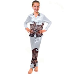 Im Fourth Dimension Colour 29 Kid s Satin Long Sleeve Pajamas Set by imanmulyana