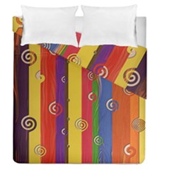 Abstract-e2 Duvet Cover Double Side (queen Size) by nateshop