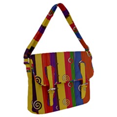 Abstract-e2 Buckle Messenger Bag