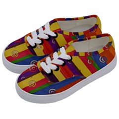 Abstract-e2 Kids  Classic Low Top Sneakers by nateshop