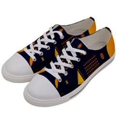 Abstract-geometric Women s Low Top Canvas Sneakers by nateshop