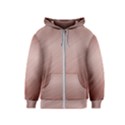 Background-pink Soft Kids  Zipper Hoodie View1