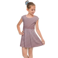 Background-pink Soft Kids  Cap Sleeve Dress by nateshop