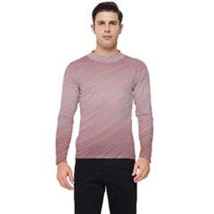 Background-pink Soft Men s Long Sleeve Rash Guard by nateshop