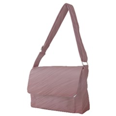 Background-pink Soft Full Print Messenger Bag (m)