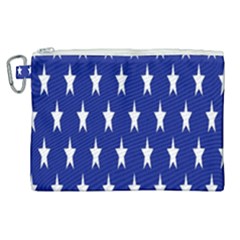 Banner-star Blue Canvas Cosmetic Bag (xl) by nateshop