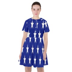 Banner-star Blue Sailor Dress by nateshop