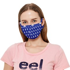 Banner-star Blue Crease Cloth Face Mask (adult) by nateshop