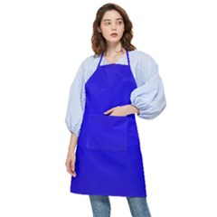 Blue Pocket Apron