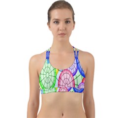 Circles-calor Back Web Sports Bra by nateshop