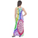 Circles-calor Sleeveless Velour Maxi Dress View2