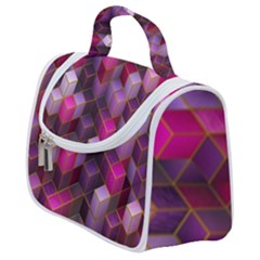 Cube-surface Satchel Handbag by nateshop