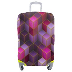 Cube-surface Luggage Cover (medium) by nateshop