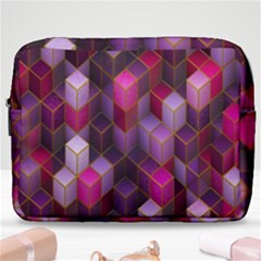 Cube-surface Make Up Pouch (large) by nateshop