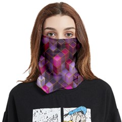 Cube-surface Face Covering Bandana (two Sides) by nateshop