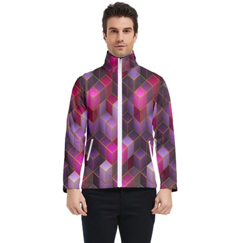 Cube-surface Men s Bomber Jacket by nateshop