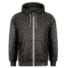 Floral,elegan Men s Zipper Hoodie