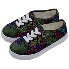 Flowers Kids  Classic Low Top Sneakers by nateshop