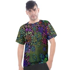 Flowers Men s Sport Top by nateshop