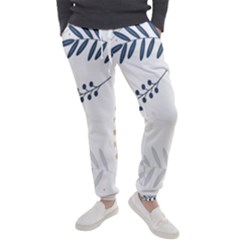 Flower-white Men s Jogger Sweatpants by nateshop