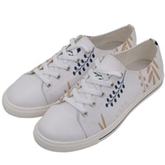 Flower-white Women s Low Top Canvas Sneakers by nateshop