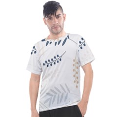 Flower-white Men s Sport Top by nateshop