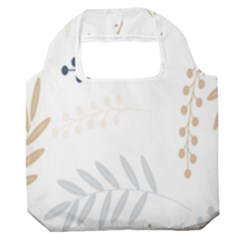 Flower-white Premium Foldable Grocery Recycle Bag by nateshop