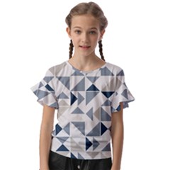 Geometric Kids  Cut Out Flutter Sleeves by nateshop