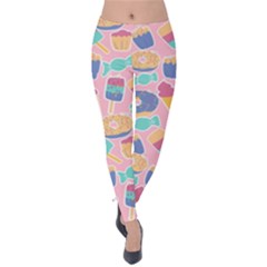 Ice-cream Velvet Leggings by nateshop