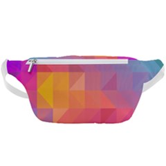 Illustration Geometric Pattern Design Graphic Waist Bag  by Wegoenart