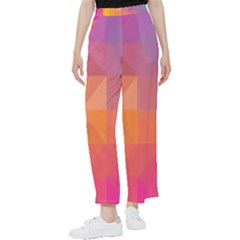 Illustration Geometric Pattern Design Graphic Women s Pants  by Wegoenart