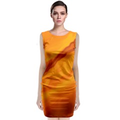 Abstract Painting Background Art Classic Sleeveless Midi Dress by Wegoenart